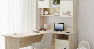 Стол угловой с надстройкой