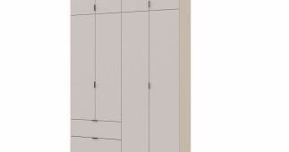 Шафа Дорос Лукас кашемір 4 дверна з 2-ма шухлядами 180 см