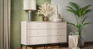 Комод черные ножки MKS154 Mono