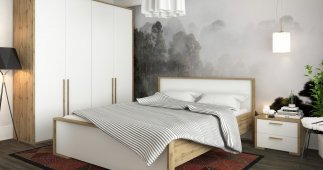 Модульная спальня Франческа/Francheska Сокме Дуб Вотан/Белый