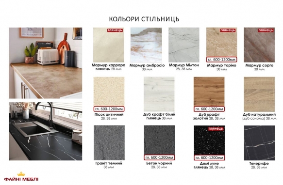 Модульна кухня Лофт 1