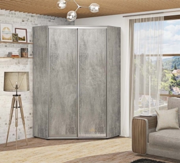 Угловой шкаф-купе 1,3 м ДСП 