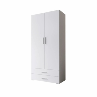 Шкаф Морели SТ0002 2 дверный белый 100 см