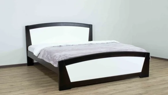 Ліжко двоспальне дерев'яне Дрімка Женева Бук 5