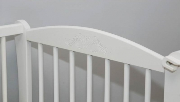 Колыбель Елит с резьбой 11