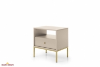 Тумба прикроватная золотые ножки MS54 Mono