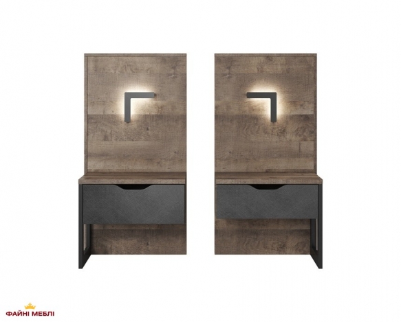 Тумби приліжкові з LED 1S/52 Arden 3