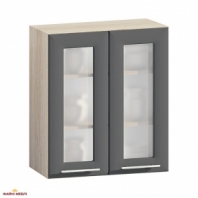  Шкаф верхний В60.72.2СК/В60.92.2СК Хай-Тек глянец перламутр