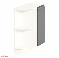 Тумба нижня Н30.82.1Д. кут. напіввідкрита Омега ручка