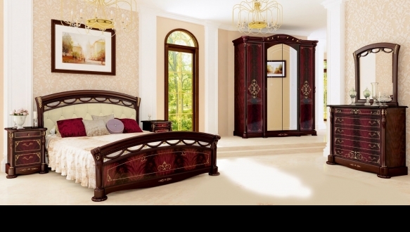 Ліжко 160 м'яка спинка Люкс Роселла 3