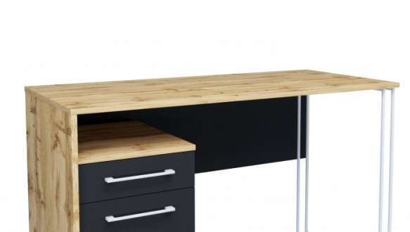 Компьютерный стол Orion Black Левый/Правый 3