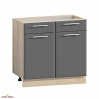 Тумба нижняя Н80.82.2Я2Д Хай-тек с цветной печатью