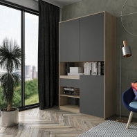 Шкаф Морели RS-1 2 дверный сонома 125 см