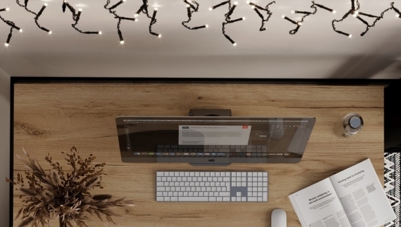 Письмовий стіл Brevity Loft standart Дуб крафт золотий/Чорний метал 0