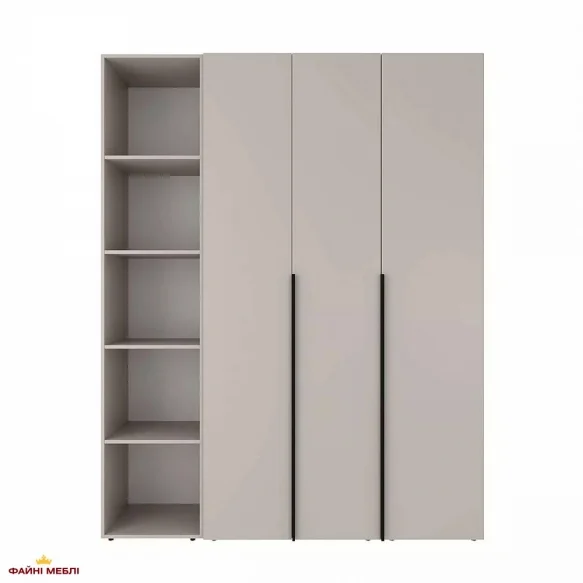 Шафа комбінована трьохдверна Art in Head №16 Light / Лайт 160 см 9