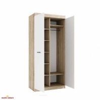 Шафа КС Мірта 2 дверна білий 100 см