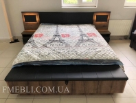 Кровать 160 с подъемником обитое Jagger