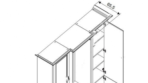 Шкаф 3D2S Соната 2