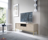 Тумба под телевизор золотые ножки MRTV154 Mono