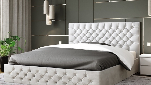 Ліжко м'яке з натурального дерева ArborDrev Каліфорнія Сосна 2