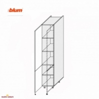 Пенал правый 40П/2140 Pro Blum Миллениум WG