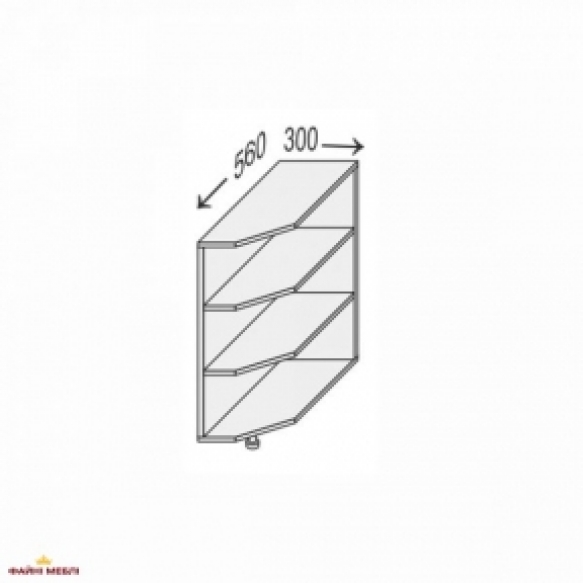 Секция нижняя 30НЗК/820 Окончание Угловое Глори