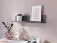 Полка настенная антрацит SТ0022