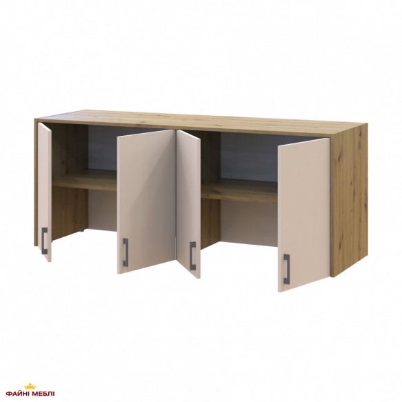 Антресоль висока Дорос Ронді кашемір 4-дверна 160 см 3