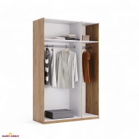 Шкаф 3Д Миромарк Белла 3 дверный белый 138 см