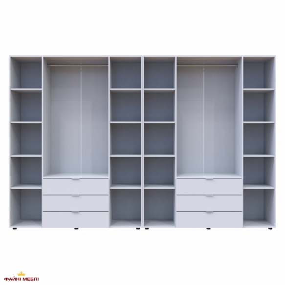 Шафа Дорос Гелар білий 8 дверна 310 см 2