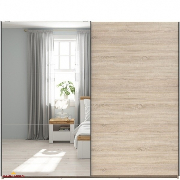 Шафа-купе із дзеркалом SZF/220/M Tetrix 0