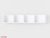 Полка настенная белая GТ0031