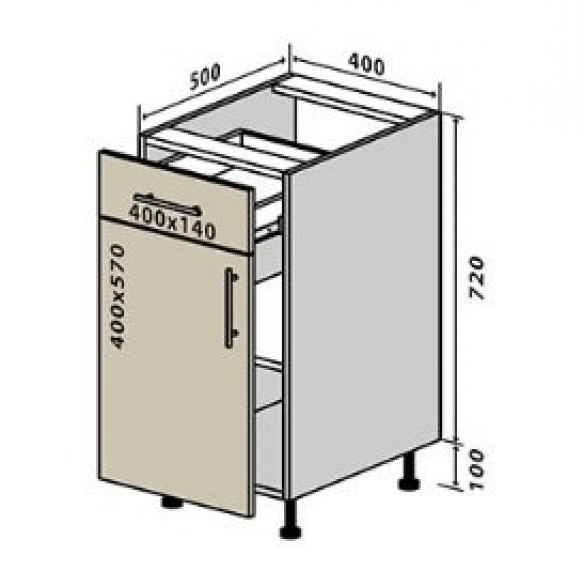 №23 Низ 40-82 (1+1) Amore Сlassic Люкс