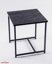 Столик Квадро S угольный камень 