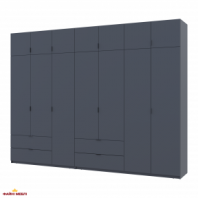 Шафа для одягу Дорос Лукас графіт 7 дверна 315 см