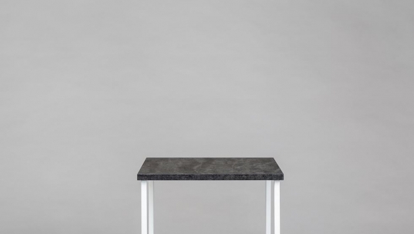 Столик Квадро S вугільний камінь 3