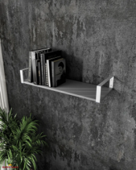 Полка настенная антрацит/белый XR21