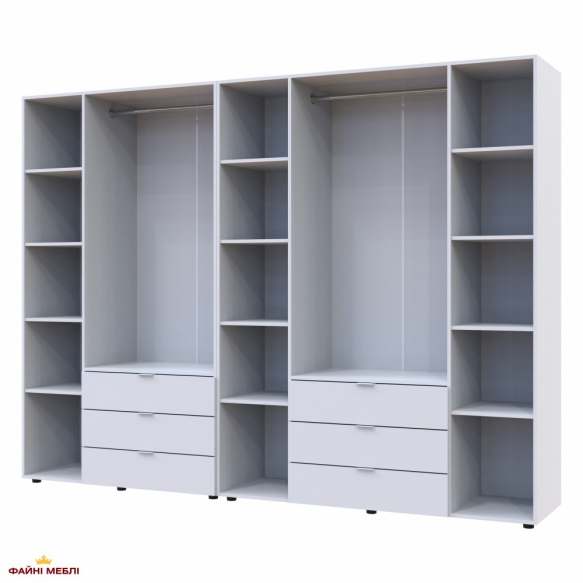 Шафа Дорос Гелар білий 7 дверна 271,2 см 3