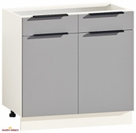 Тумба нижня Н80.82.2Я2Д Лофт глянець