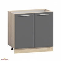 Тумба нижняя Н80.82.2Д Хай-тек с цветной печатью