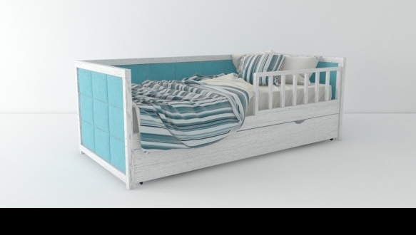 Детская кровать с ящиками Nevis 4