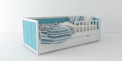 Детская кровать с ящиками Nevis 4