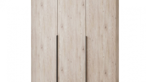 Шкаф Mebelstar Оскар трехдверный с ящиками Аляска серый 150 см 4