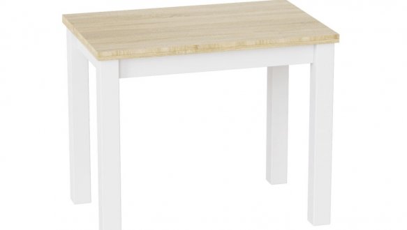 Стол-трансформер Dinner Дуб сонома/белый 2