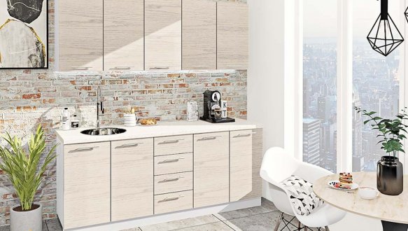 Кухонний комплект Фарбований високий глянець 2,0 м 4