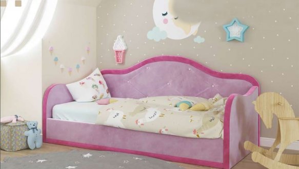 Кровать мягкая Городок Дикси 0