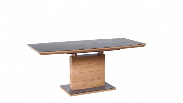 Стол Concord темно-серый/дуб золотой 2