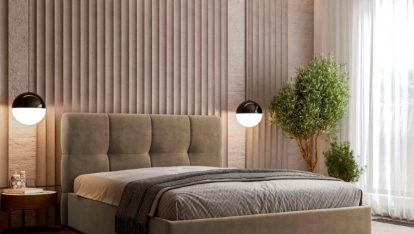 Кровать мягкая Виорина деко Bueno / Буено с подъемным механизмом и нишей для белья 18