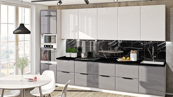 Модульна кухня Хай-тек глянець 20