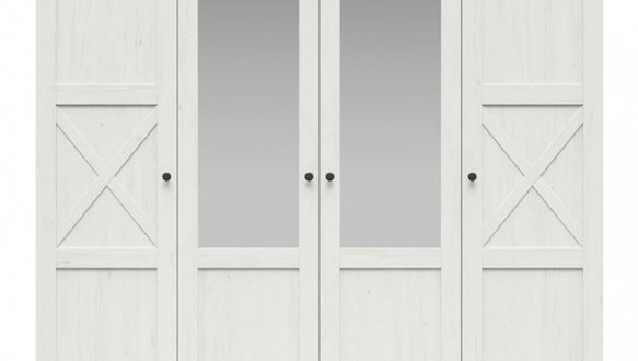 Спальня Frija/Фрия BRW Poland №1 со шкафом 4D и тумбами 3